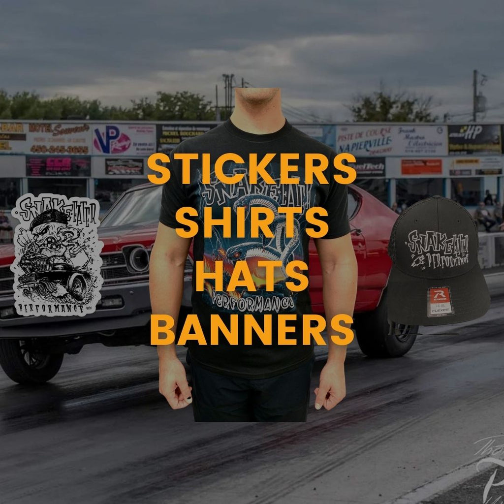 Stickers, Shirts, Hats and Banners